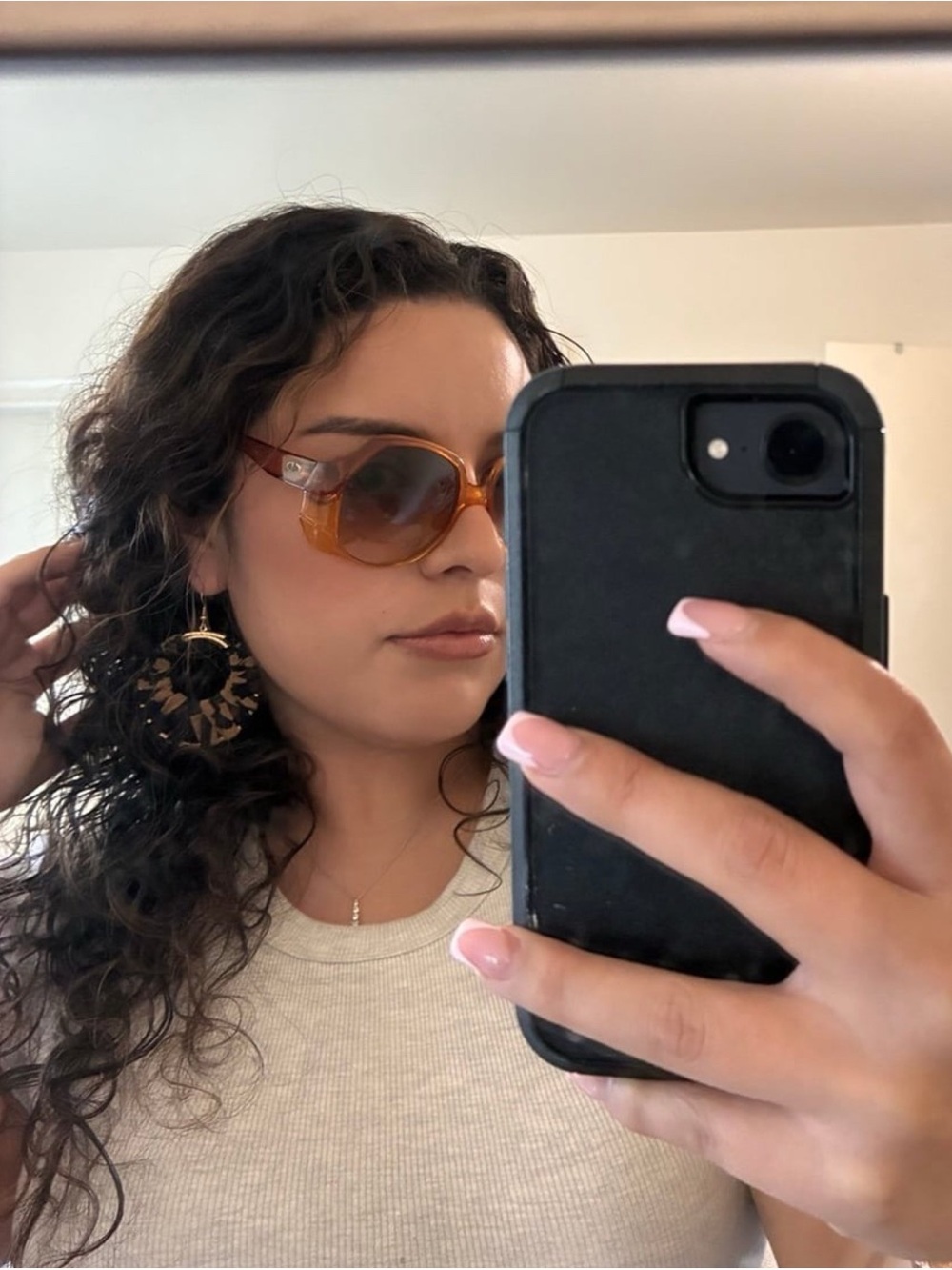 Dior Amber Tortoiseshell Oversized Sunglasses with Brown Gradient Lenses - Picture 4 of 4